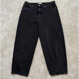 Madewell Balloon jeans - Like New - Worn Twice -Noll Black